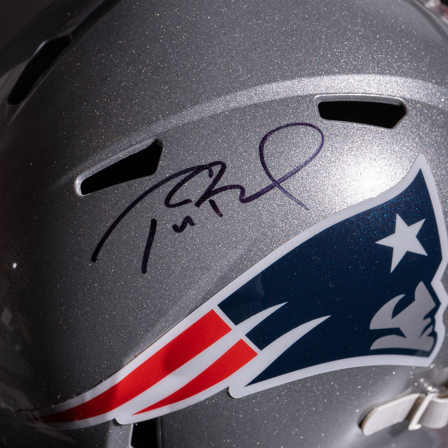 Casco Speed Réplica Tom Brady - New England Patriots
